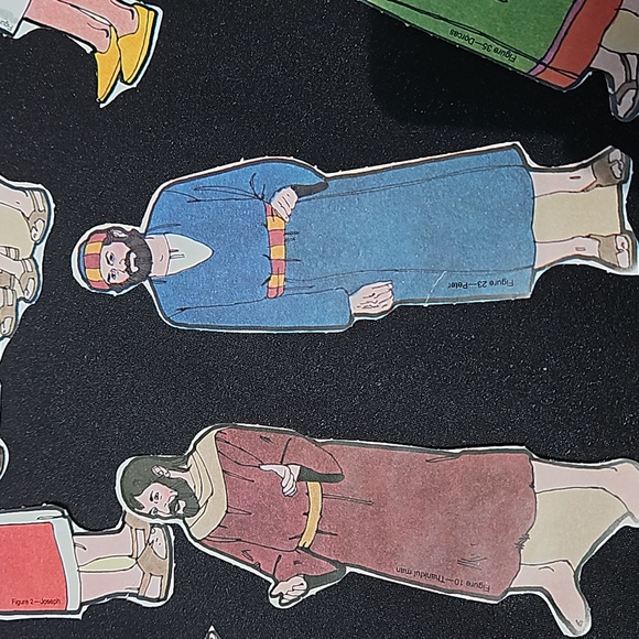 Vintage Flannel Graph Sunday School Bible Story Teaching characters/story piece - Picture 8 of 15